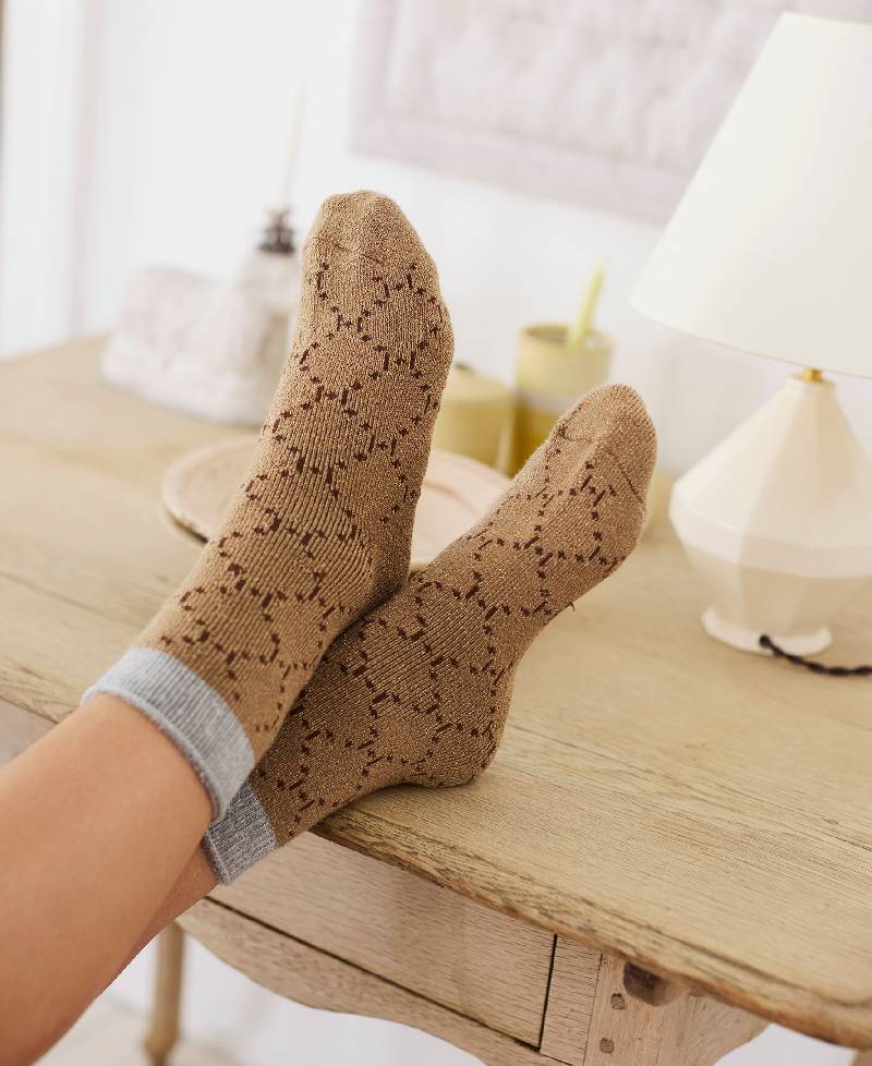 Hype The Detail Cosy Socks Logo - 9002