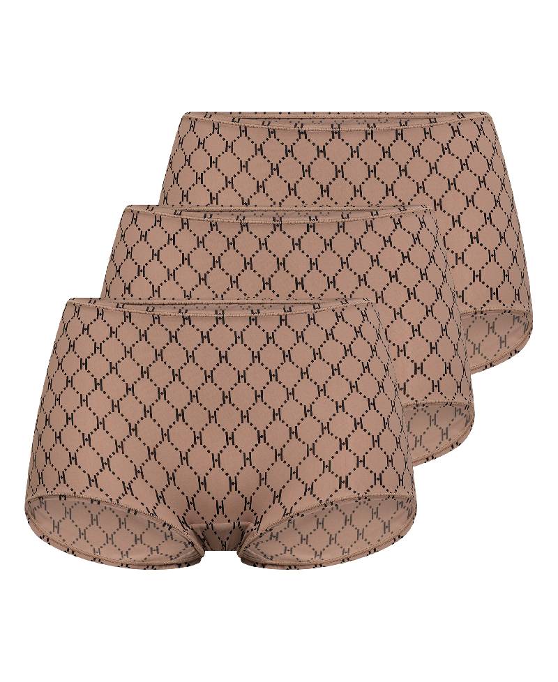 Hype The Detail Hipster Logo Trusser 3-pak - 98 Brown