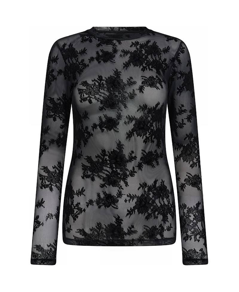 Hype The Detail Lace Blouse - 3-851-14-9 Black