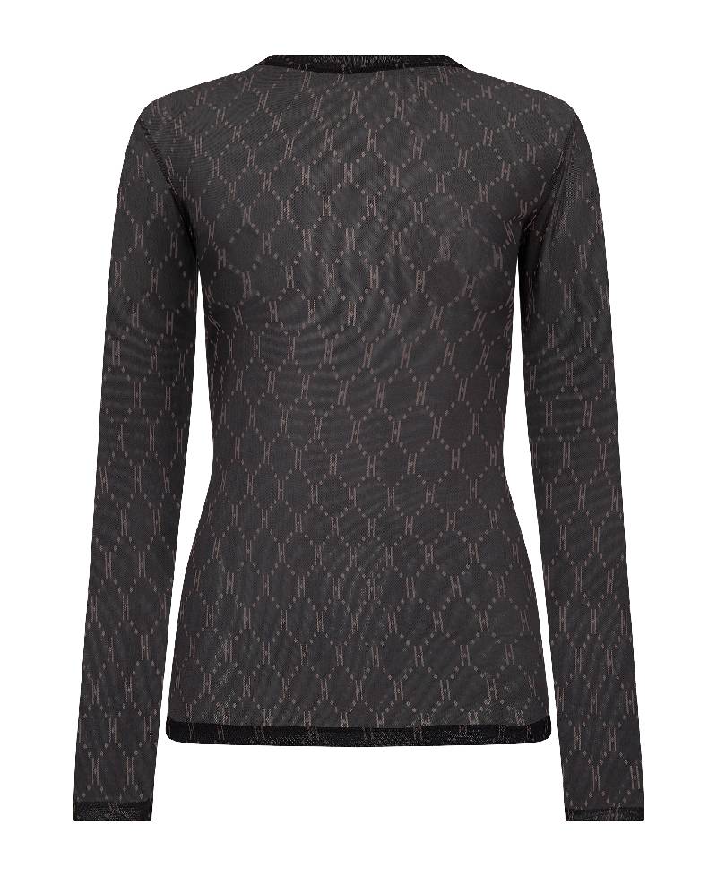 Hype The Detail Mesh Blouse - 3-320-15-50 - Black