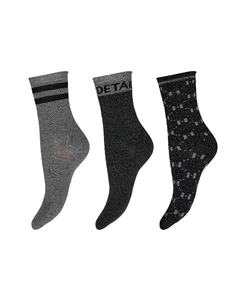 Hype The Detail Socks 3-pak - Black