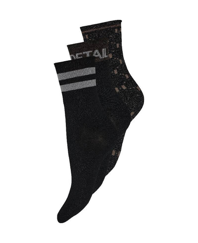 Hype The Detail Socks 3-pak - Black