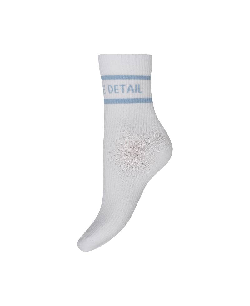Hype The Detail Thin Tennis Sock - 1267 White/Blue