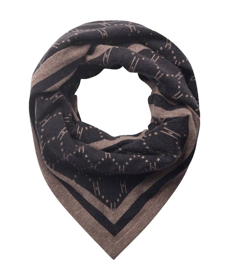 Hype The Detail Triangle Scarf - 960-83-9 - Brown