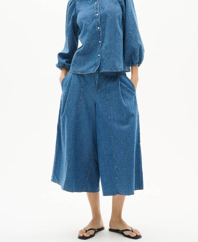 Inwear BallarizIW Culotte Pant - Blue denim