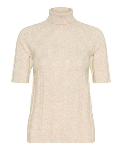 Inwear NikolaIW Kellsie SS Pullover - 300597 Ecru