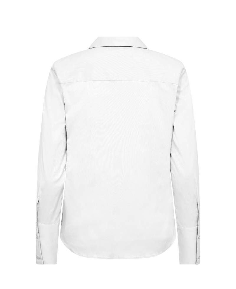 Mos Mosh MMSybel Satin Shirt-101 White
