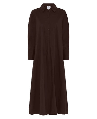 La Rouge Kamilla Shirt Dress -  Dark Brown
