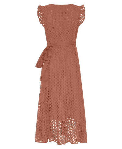 La'Rouge Stine Dress - Terracotta