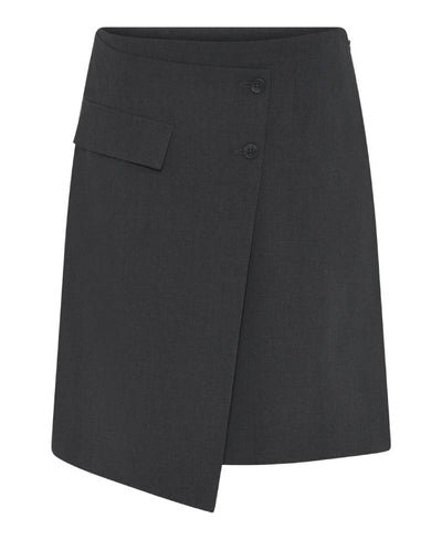 La'Rouge Trine Skirt - Dark Grey
