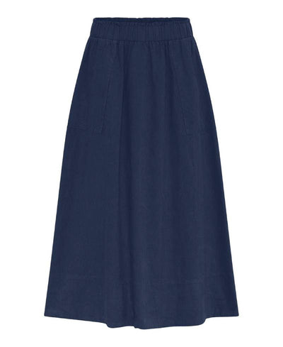 La´Rouge Vilma Skirt Corduroy - Navy