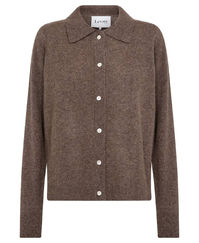 Levete Room LR-Eloise 12 Pullover - L9894 Coffee Melange