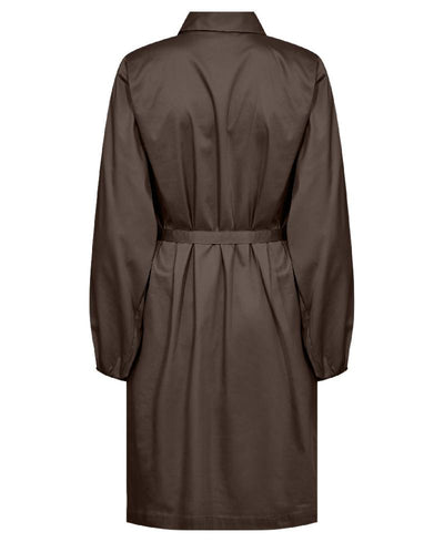 Levete Room LR-Isla Solid 127 Dress - L894 Coffee