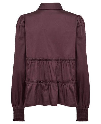 Levete Room LR-Isla Solid 95  Shirt - L418 Fudge
