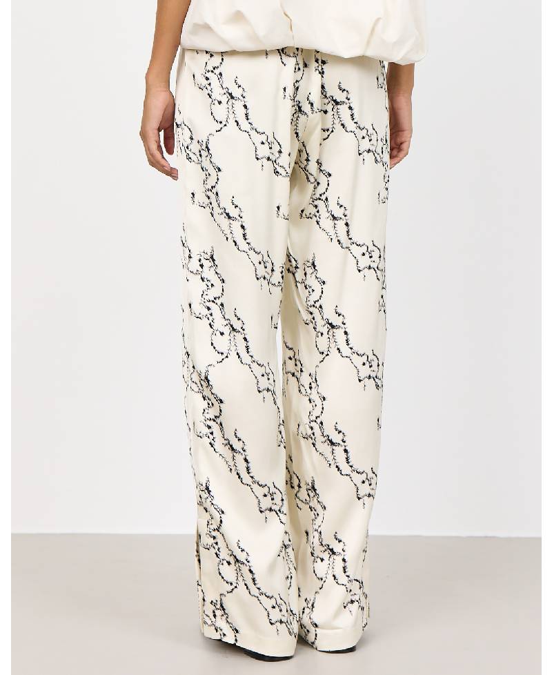 Levete Room LR-Kennedy 4 Pants - L185C Turtledove Combi