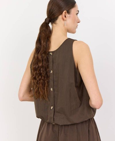 Levete Room LR-Lea 1 Top - L895 Chocolate