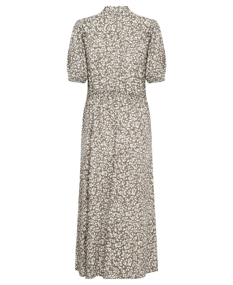 Levete Room LR-Lizy 1 Dress - L703C Summer Olive Combi