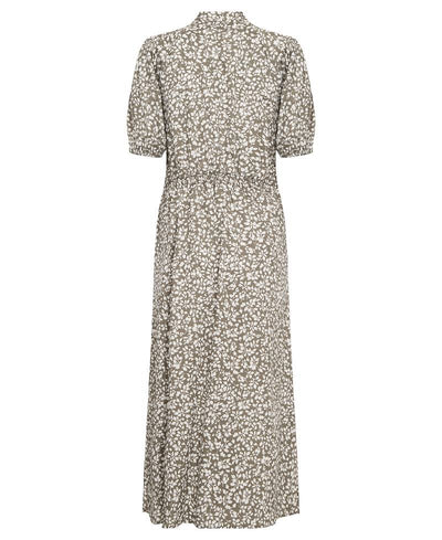 Levete Room LR-Lizy 1 Dress - L703C Summer Olive Combi