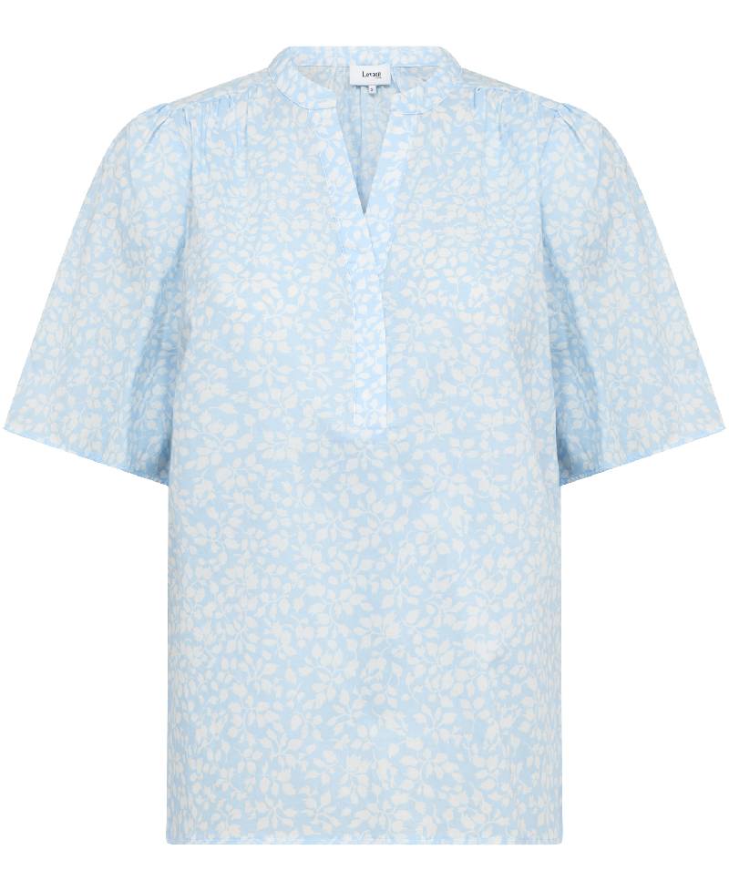 Levete Room LR-Lizy 2 blouse - L263C Nordic Breeze Combi