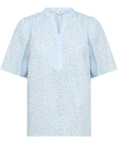 Levete Room LR-Lizy 2 blouse - L263C Nordic Breeze Combi