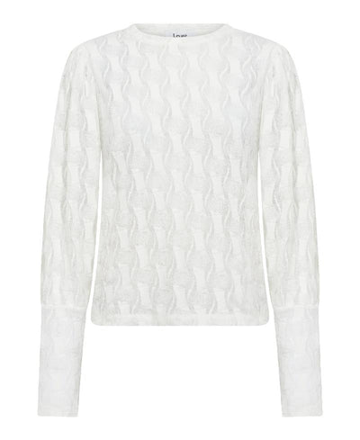 Levete Room LR-Ness 2 blouse - L101 Star White