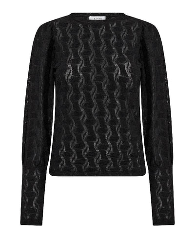 Levete Room LR-Ness 2 blouse - L999 Black