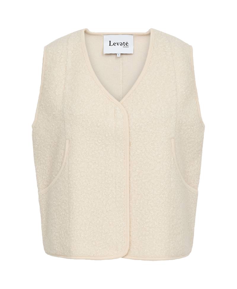 Levete Room LR-Nissa 1 Waistcoat - L101 Star White