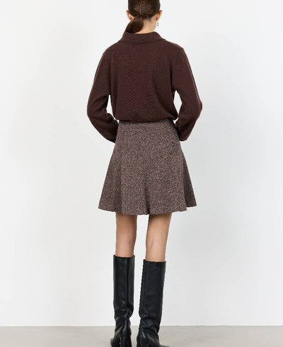 Levete Room LR-Obassie Skirt 2 - L876 Hazelnut