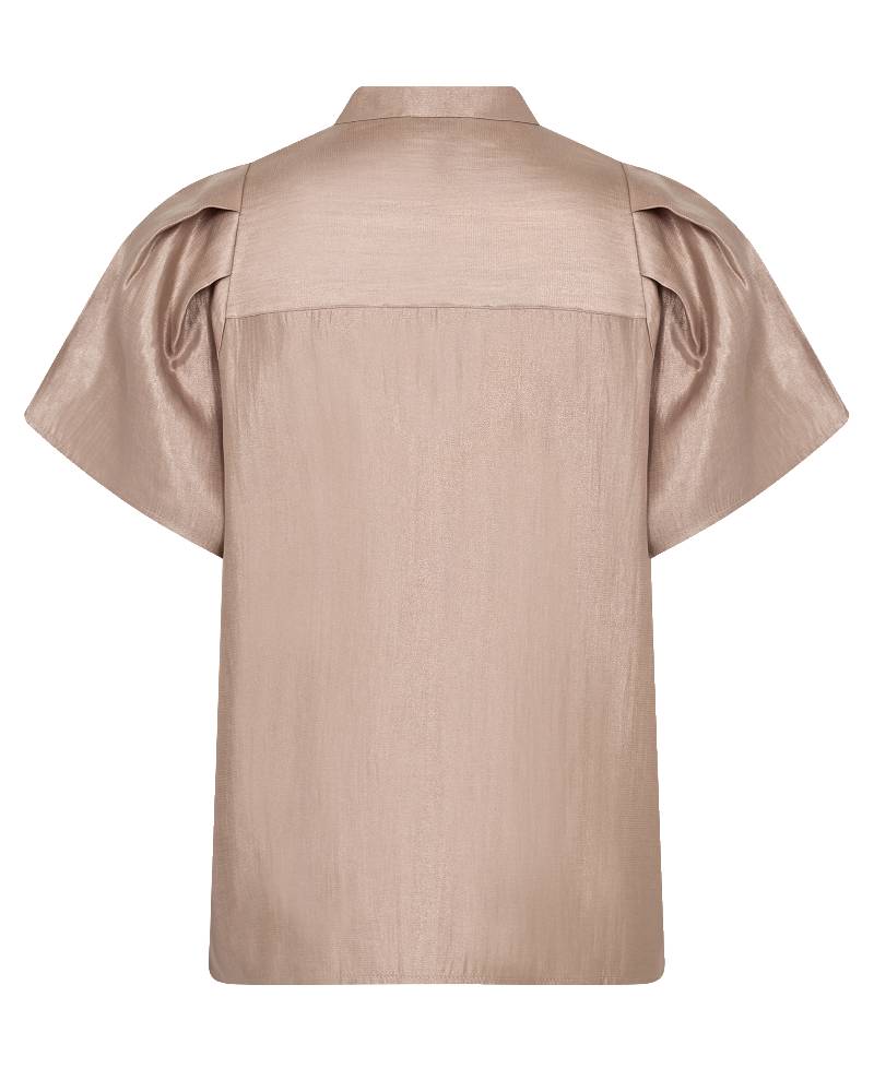 Levete Room LR-Olgine 1 Blouse - L172 Light Taupe