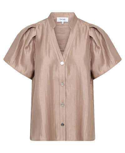 Levete Room LR-Olgine 1 Blouse - L172 Light Taupe
