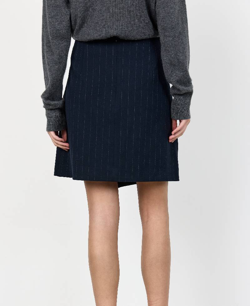 Levete Room LR-Olivia 3 Skirt - L276C Winter Sky Combi