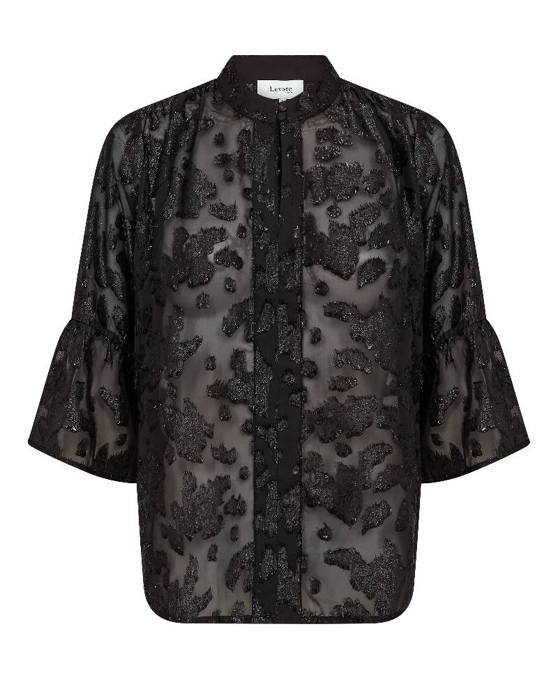 Levete Room LR- Orion 2 Blouse - L999 Black