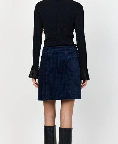 Levete Room LR-Orlando 2 Skirt - L276 Winter Sky