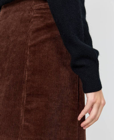 Levete Room LR-Orlando 2 Skirt - L876 Hazelnut