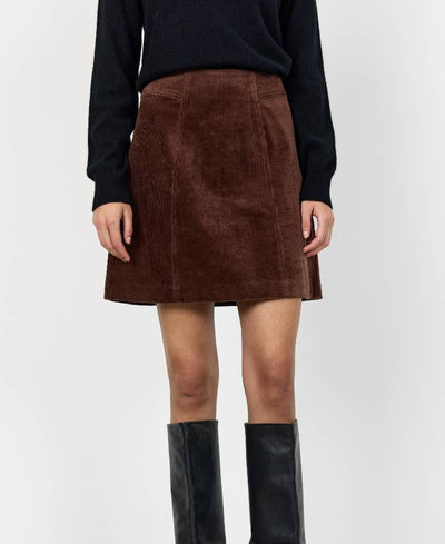 Levete Room LR-Orlando 2 Skirt - L876 Hazelnut