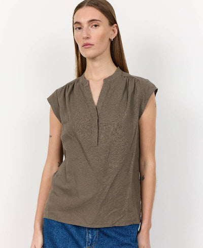 Levete Room Naja 19 Blouse - L874 Morel