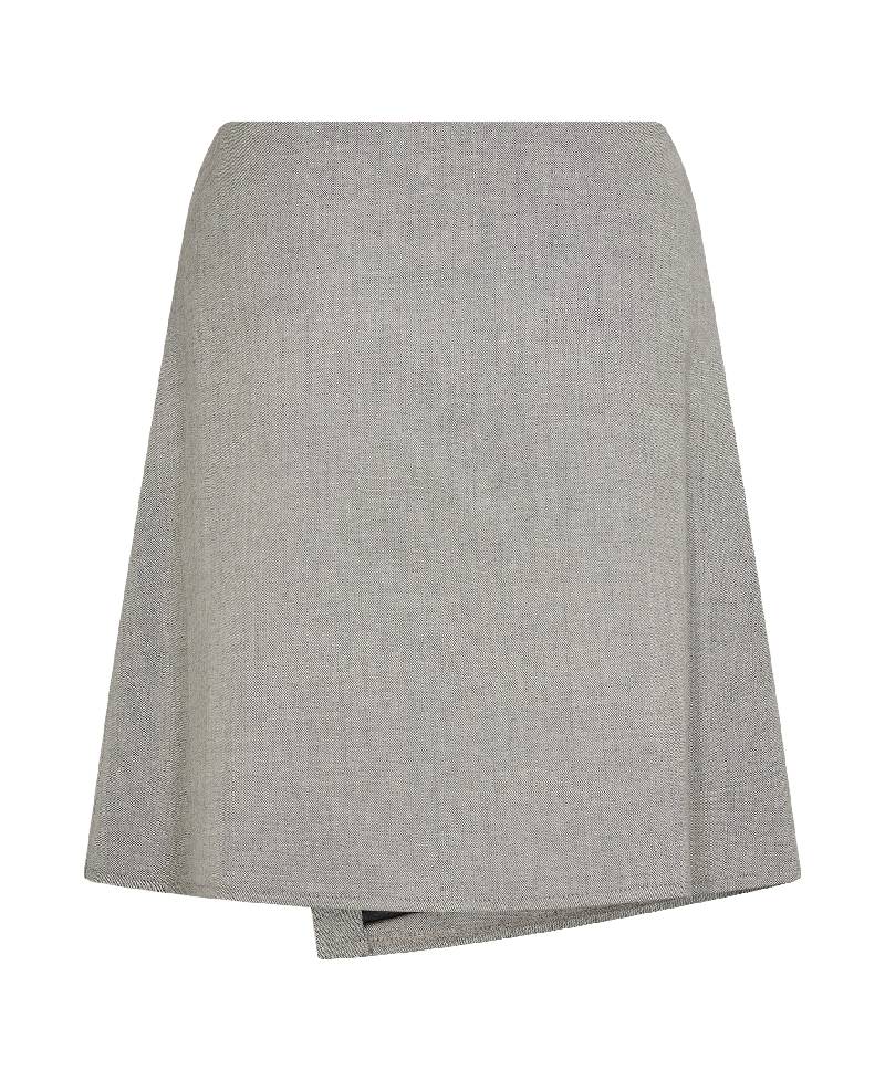 Levete Room Nelly 4 Skirt - L9950 Light Grey Melange