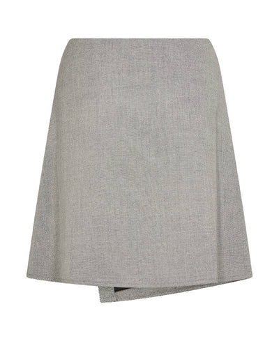 Levete Room Nelly 4 Skirt - L9950 Light Grey Melange