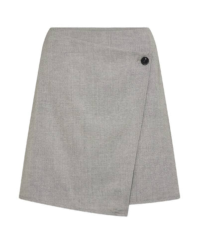 Levete Room Nelly 4 Skirt - L9950 Light Grey Melange