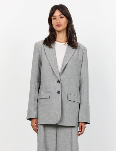 Levete Room LR-Infinity 1 Blazer - L852C - TAUPE GRAY COMBI