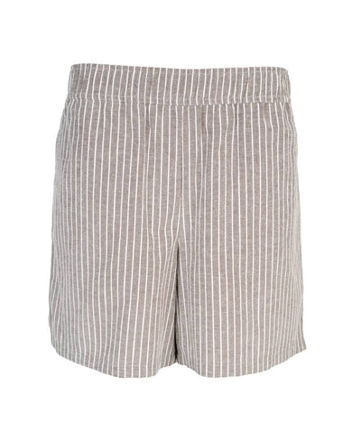La Rouge Mille Shorts - Brown/Offwhite Stripe