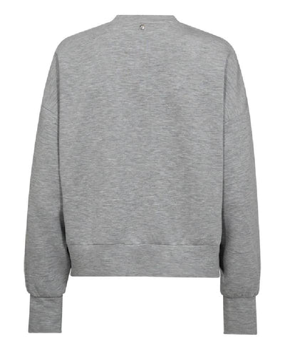 Mos Mosh MMRenzi O-LS Sweatshirt - Grey Melange