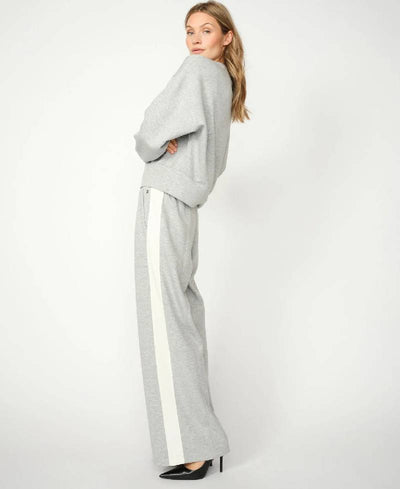 Mos Mosh MMRenzi Stripe Sweatpants - Grey Melange