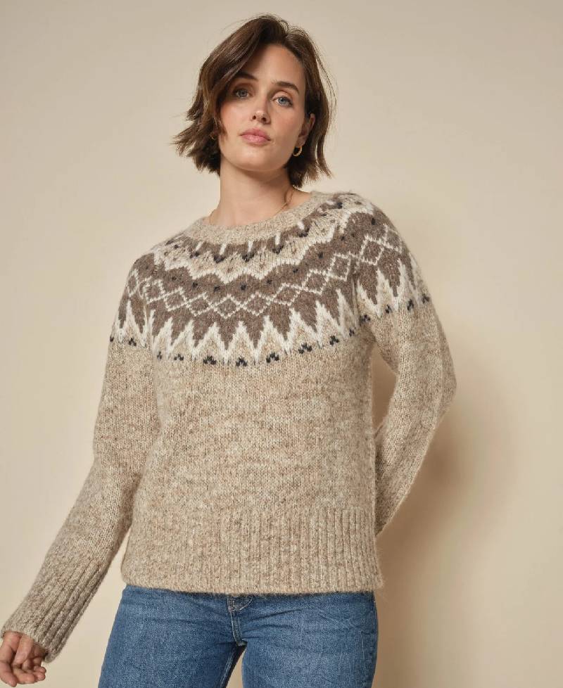 Mos Mosh MMSidsel Warm Knit - 784 Tannin