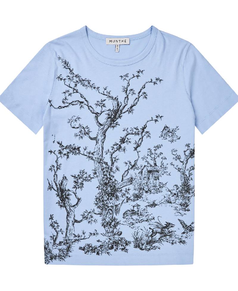 Munthe Fedelio T-shirt - Light Blue