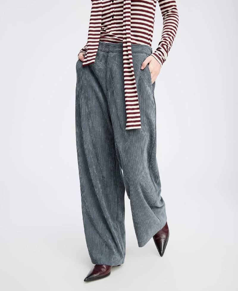 Munthe Lelouis Bukser - Charcoal