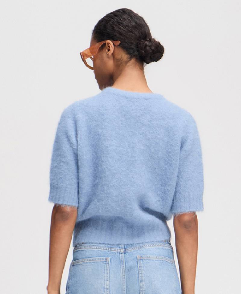 Munthe Locca Strik Cardigan - Blue
