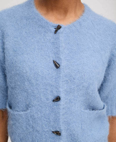 Munthe Locca Strik Cardigan - Blue