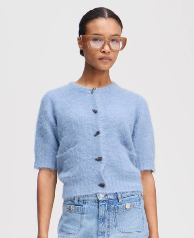 Munthe Locca Strik Cardigan - Blue