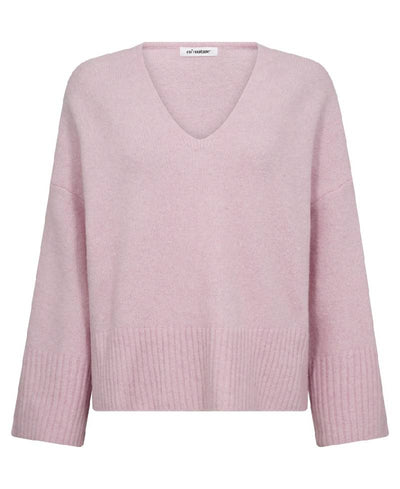 Co'Couture RogerCC V-Neck - 4543 Pale Pink